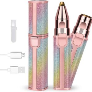 facial remover for women 2 in 1 ladies face shaver eyebrow trimmer usb painless rechargeable electr 90.8